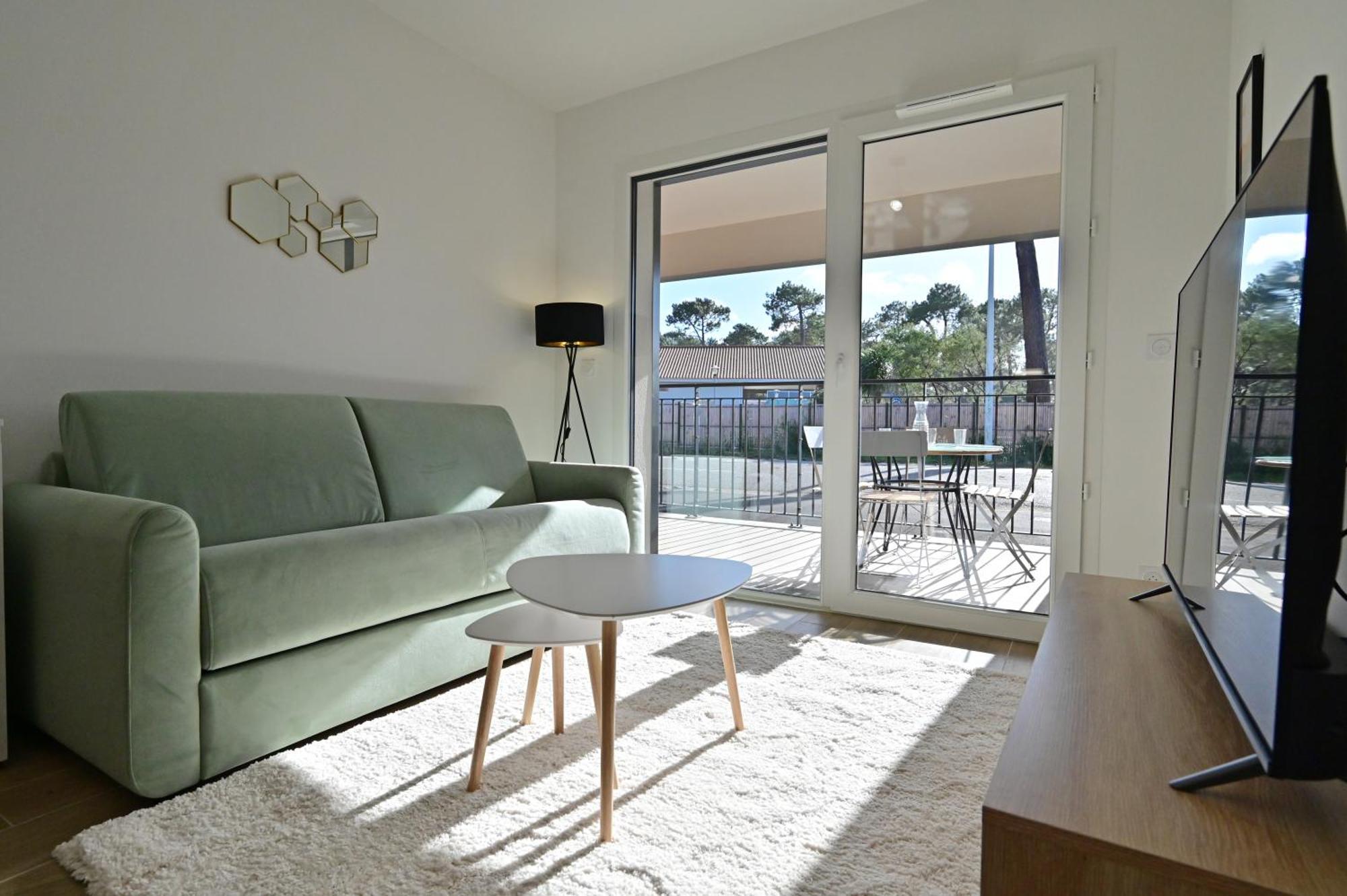 Biscawai Chaleureux Et Cosy Avec Terrasse Apartman Biscarrosse Kültér fotó