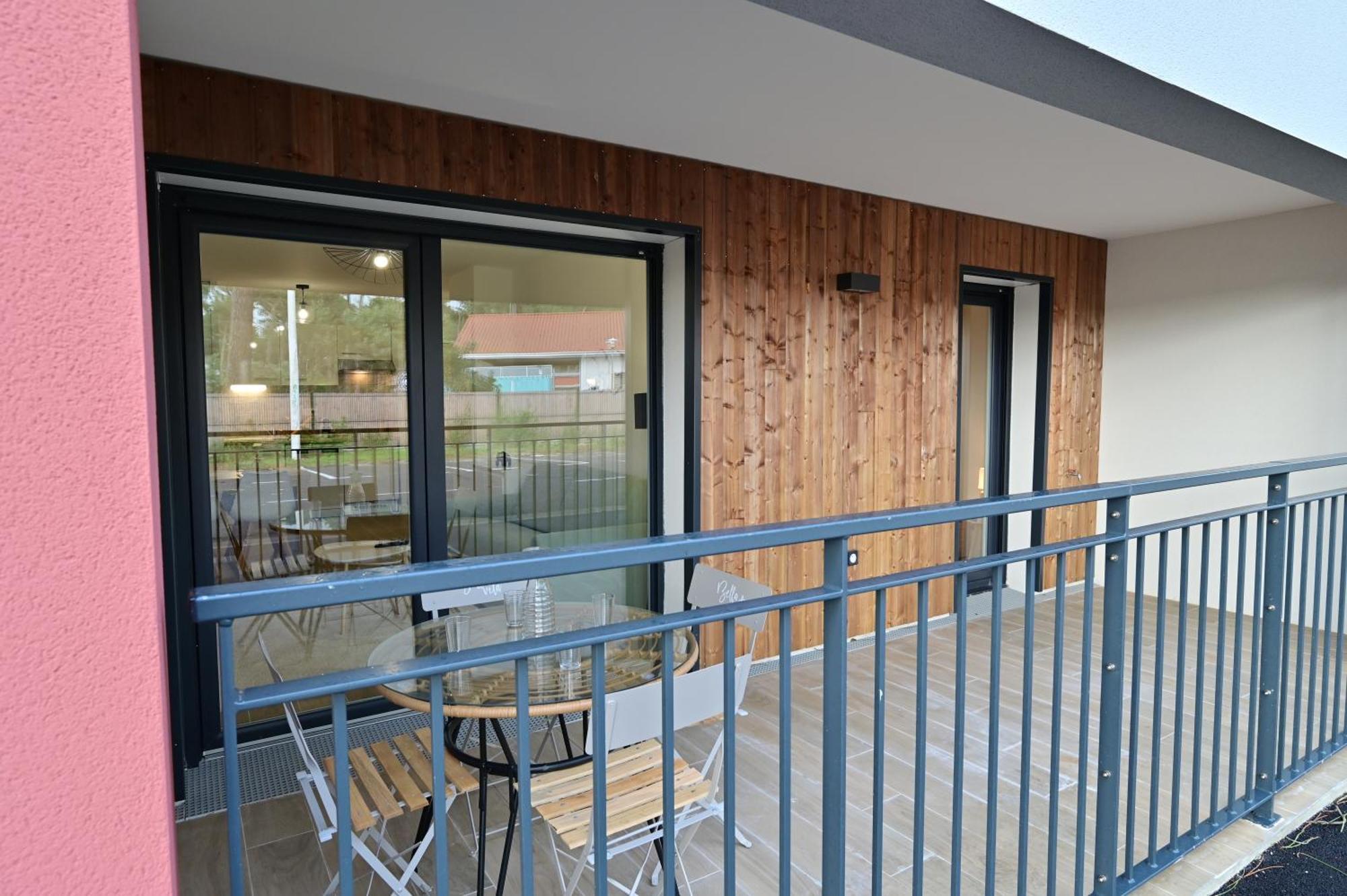 Biscawai Chaleureux Et Cosy Avec Terrasse Apartman Biscarrosse Kültér fotó