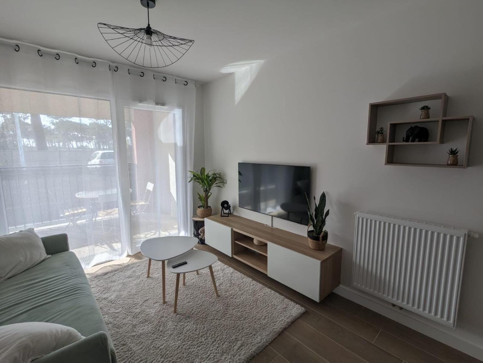 Biscawai Chaleureux Et Cosy Avec Terrasse Apartman Biscarrosse Kültér fotó