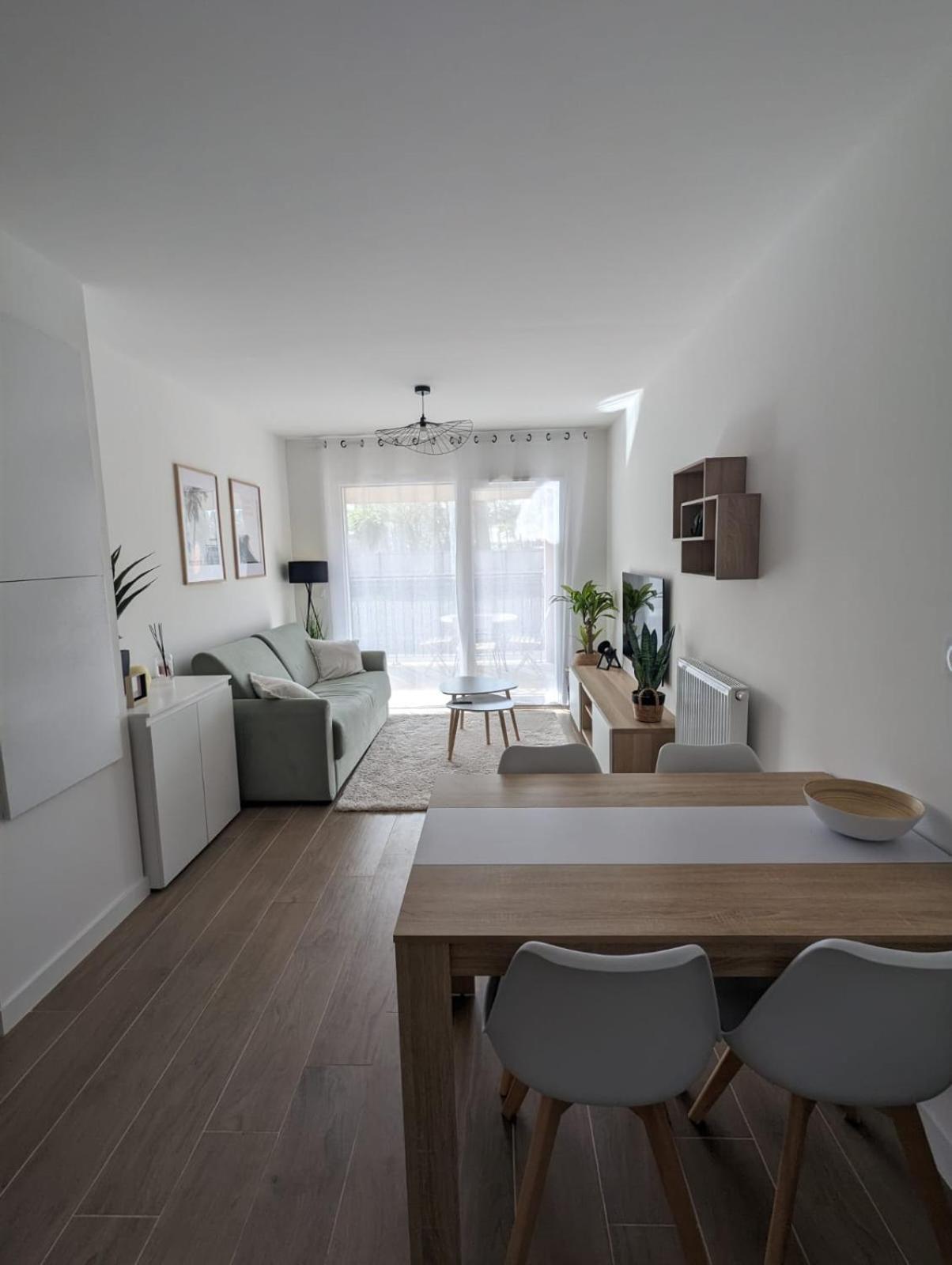 Biscawai Chaleureux Et Cosy Avec Terrasse Apartman Biscarrosse Kültér fotó